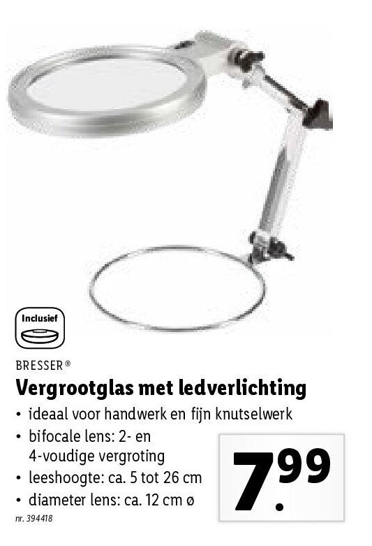 Vergrootglas met ledverlichting