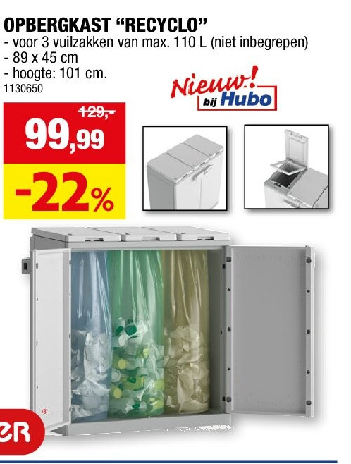 OPBERGKAST “RECYCLO”