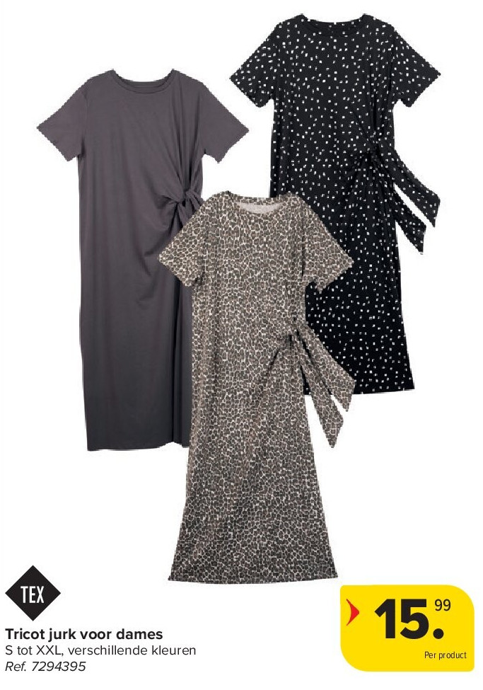 Tricot jurk voor dames