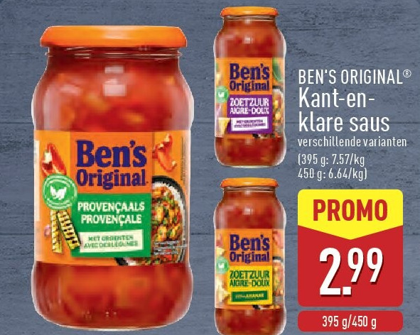 Kant-en- klare saus