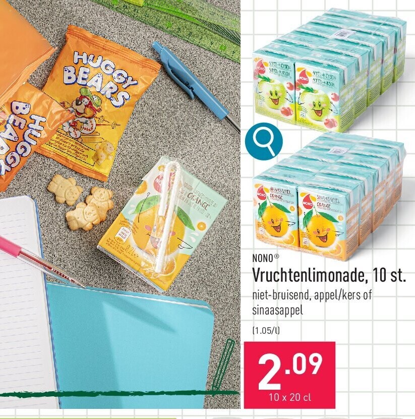 Vruchtenlimonade, 10 st.