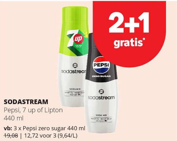 SODASTREAM Pepsi zero sugar 440 ml