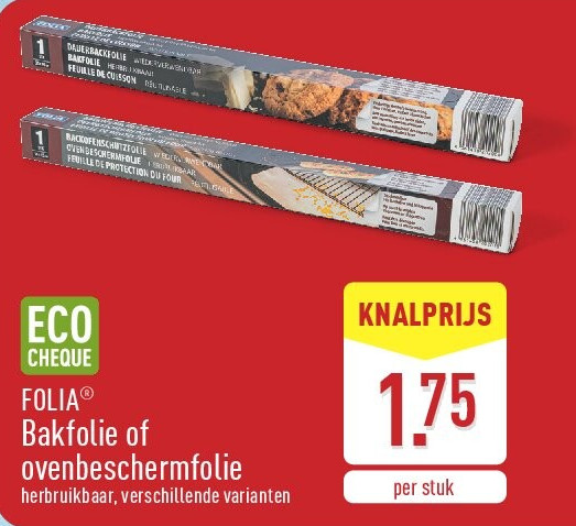 Bakfolie of ovenbeschermfolie
