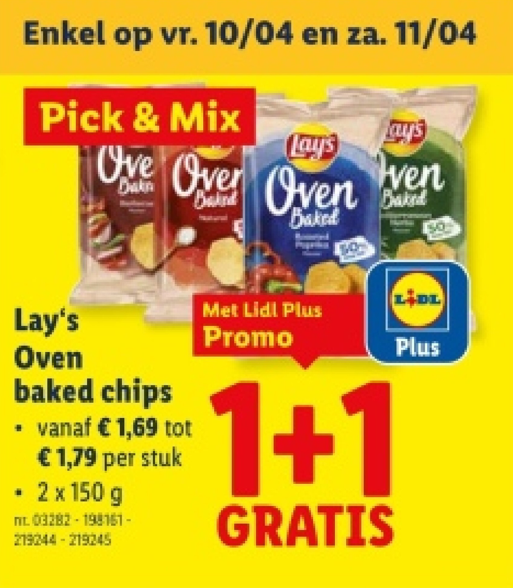 Oven baked chips