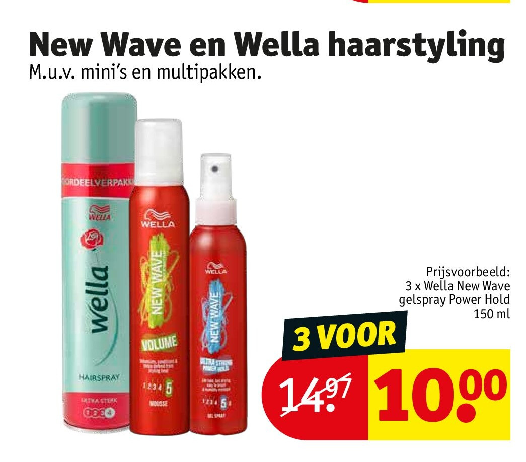 New Wave en Wella haarstyling