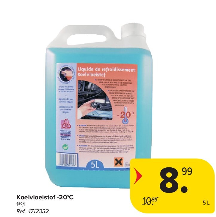 Koelvloeistof -20°C