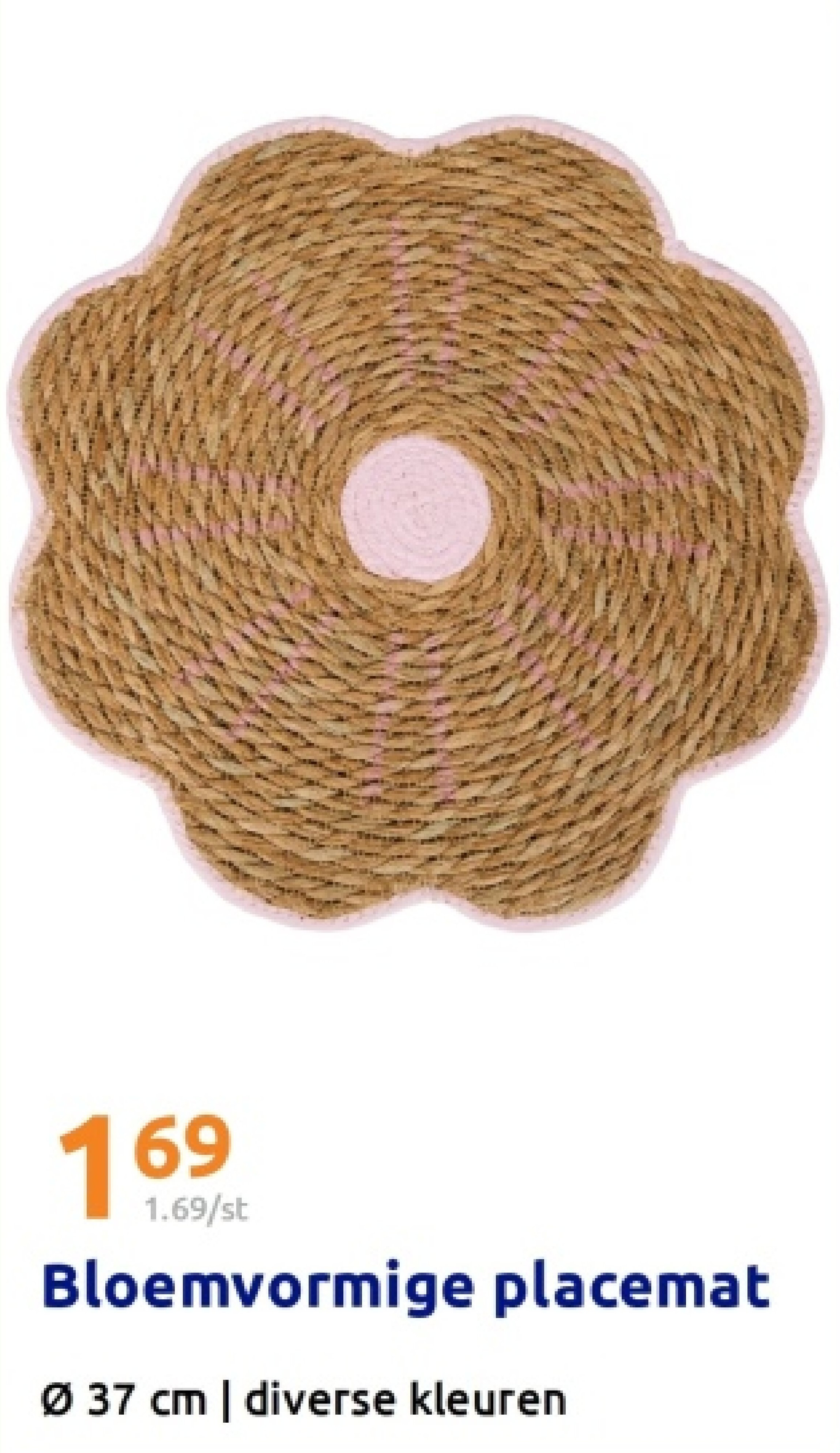 Bloemvormige placemat