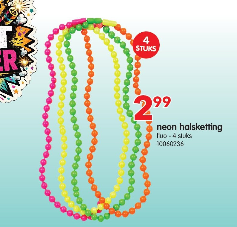 neon halsketting