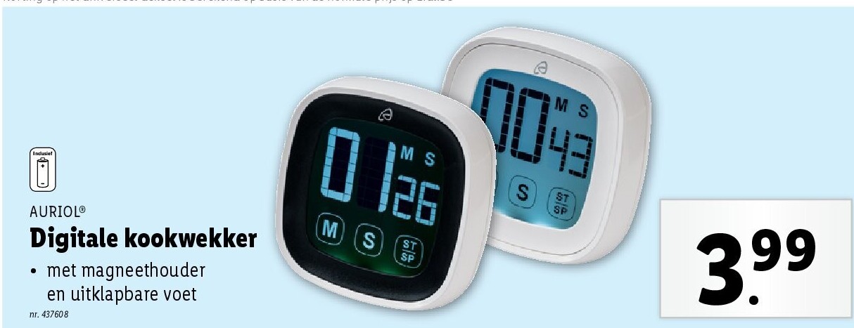 Digitale kookwekker