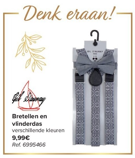 Bretellen en vlinderdas