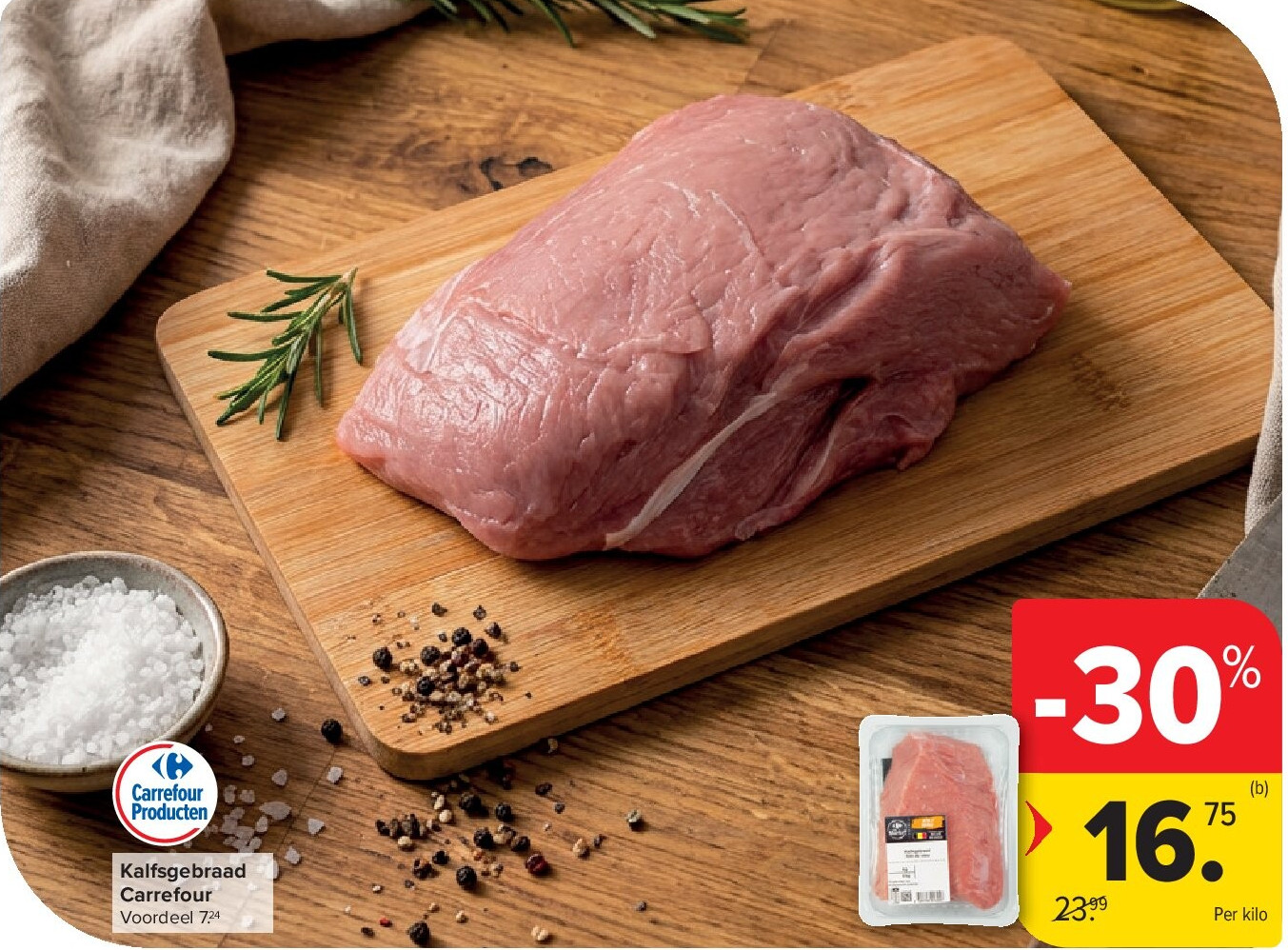 Kalfsgebraad Carrefour