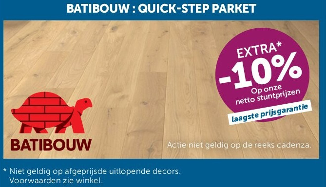 BATIBOUW : QUICK-STEP PARKET