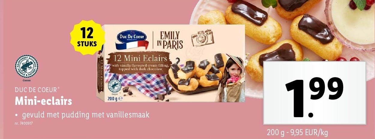 Mini-eclairs