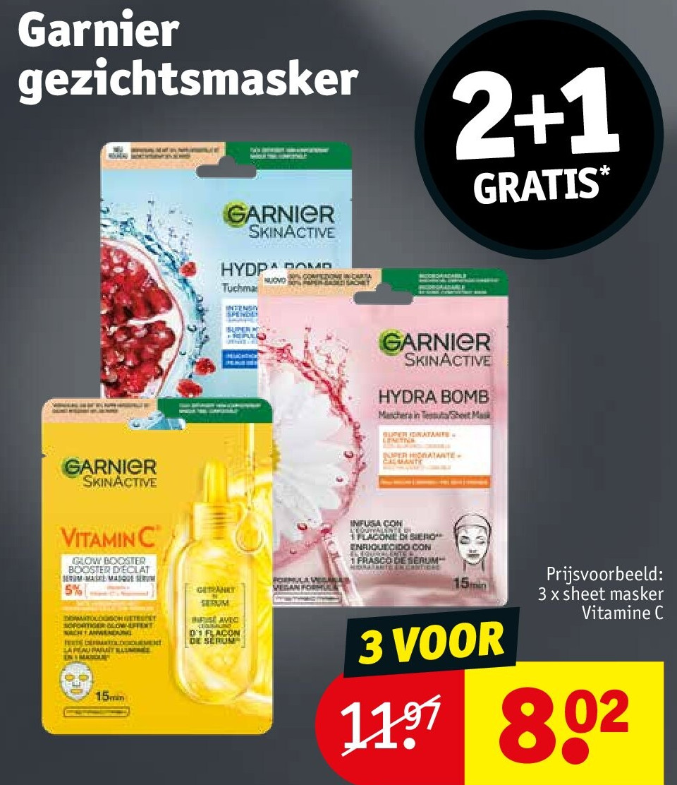 Garnier gezichtsmasker