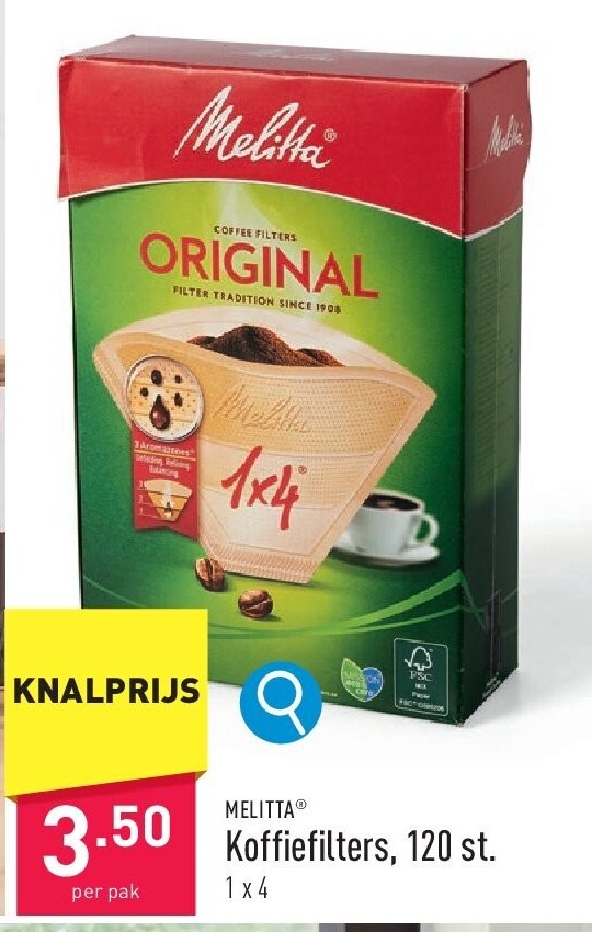 Koffiefilters, 120 st.