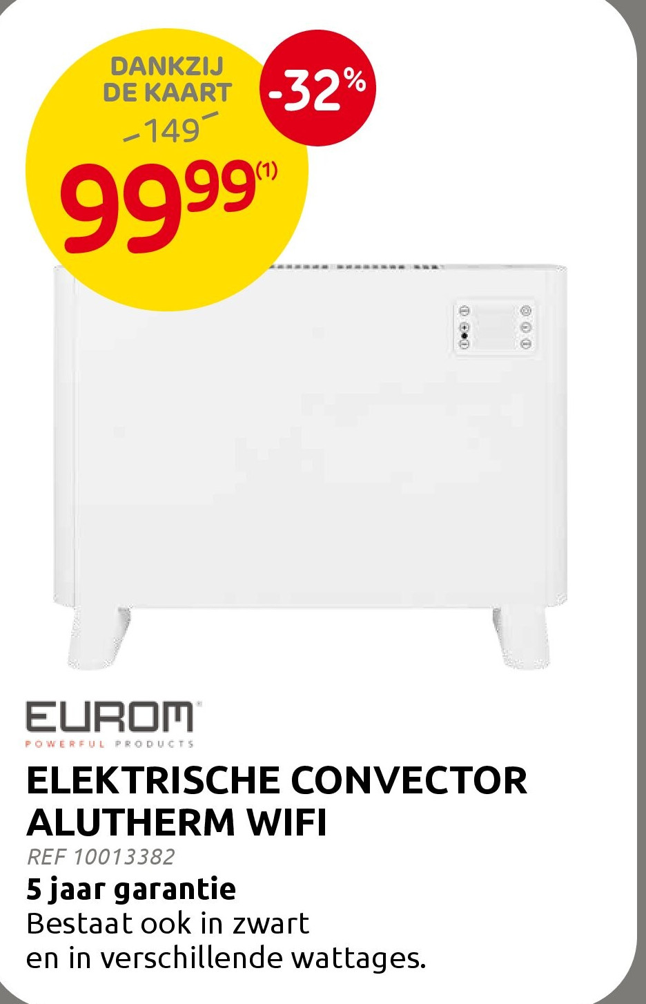 ELEKTRISCHE CONVECTOR ALUTHERM WIFI