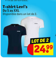 T-shirt Levi's Du S au XXL