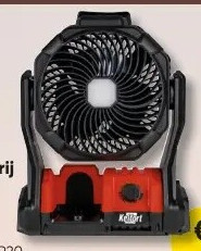 Multi-batterij ventilator-lamp of werklamp