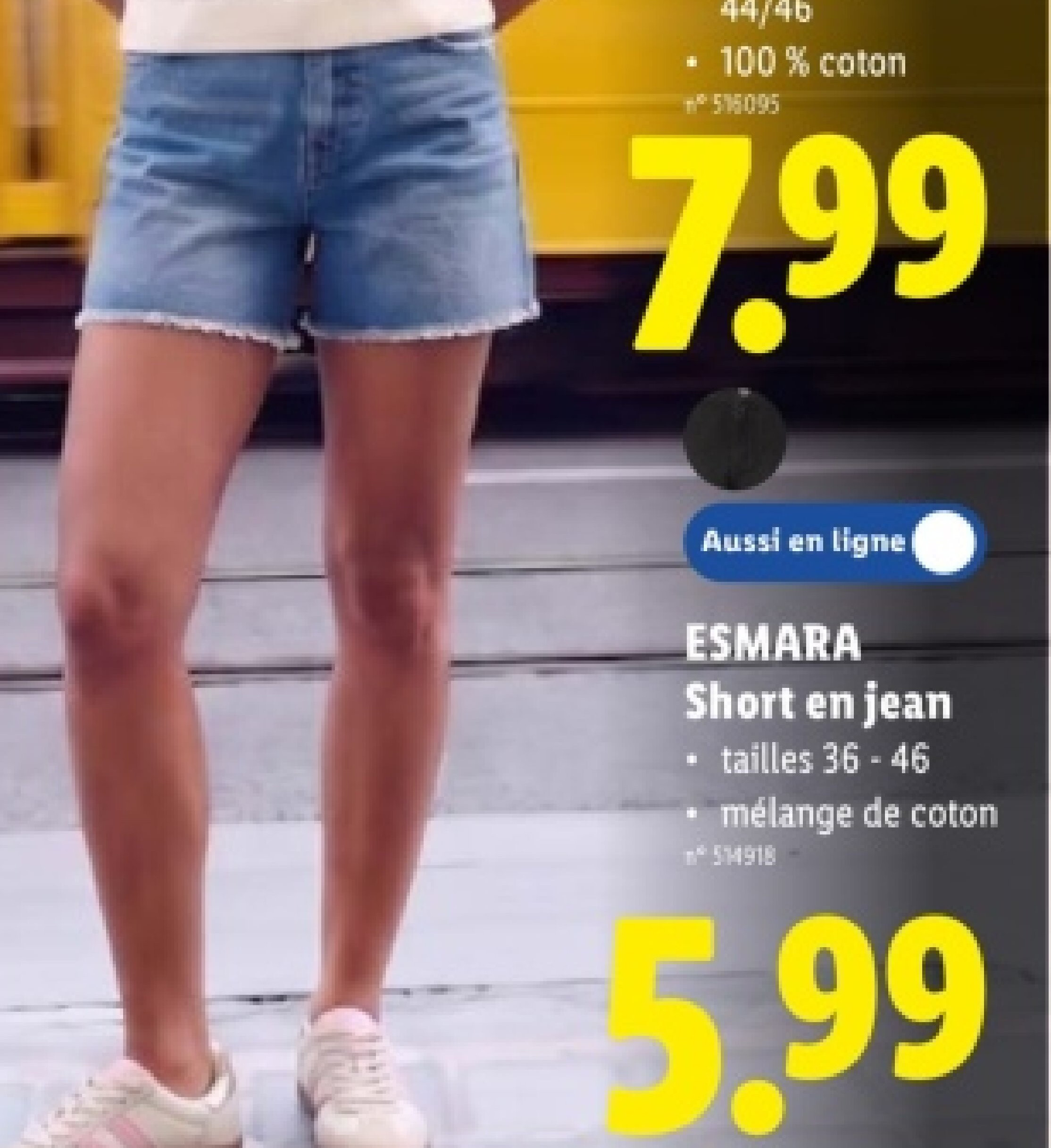 Short en jean