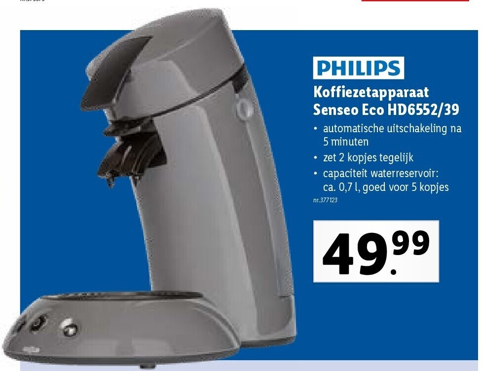 Koffiezetapparaat Senseo Eco HD6552/39