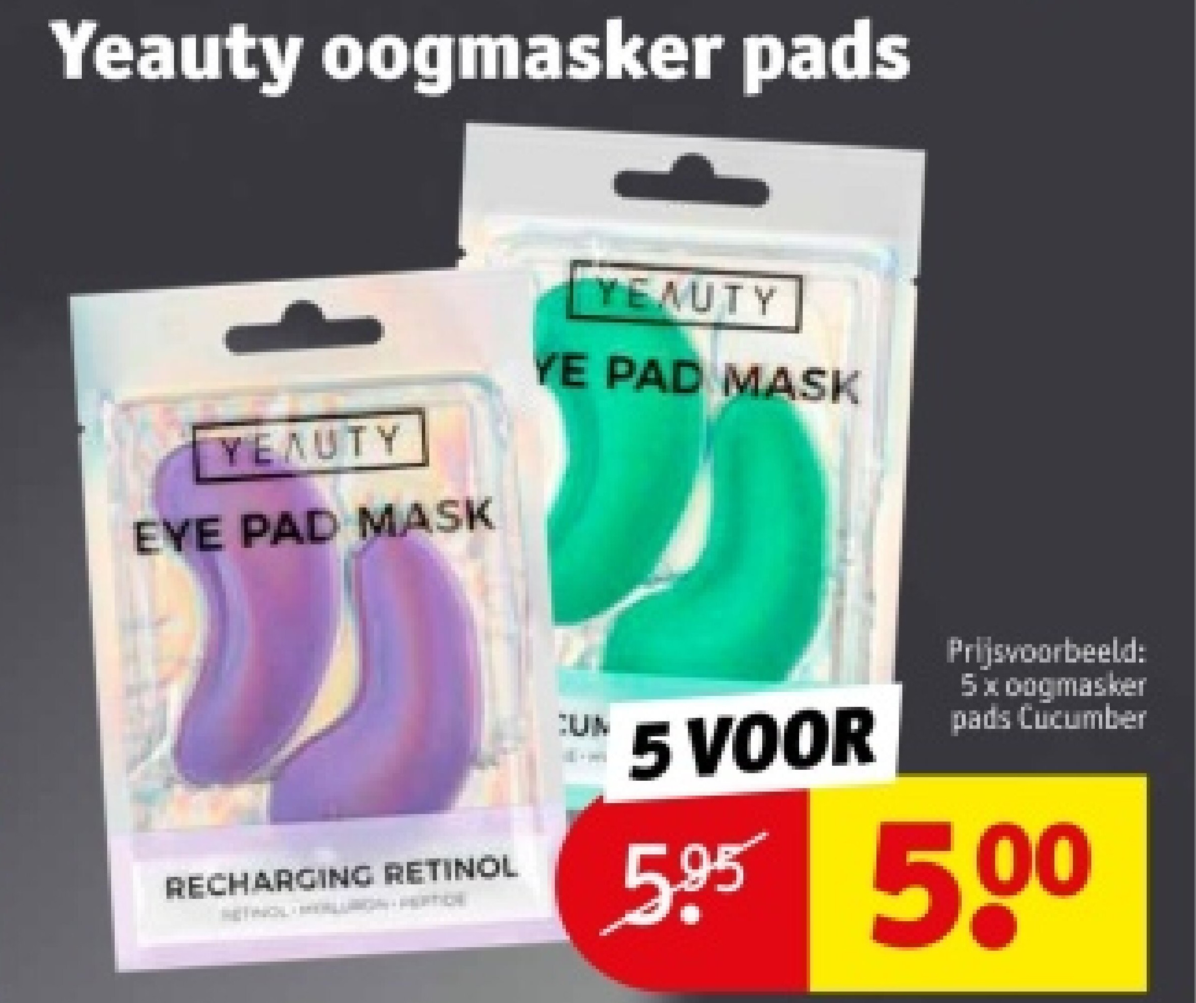 Yeauty oogmasker pads