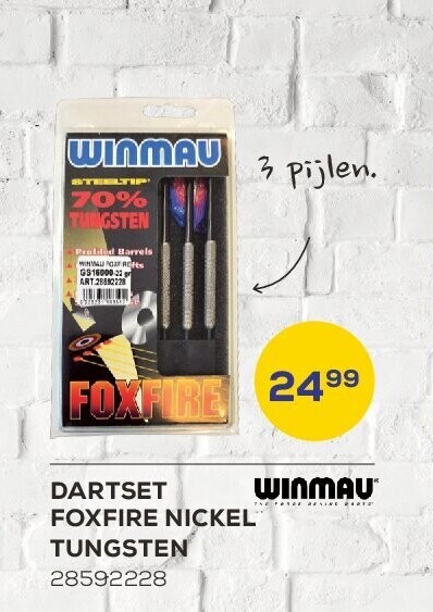 DARTSET FOXFIRE NICKEL TUNGSTEN