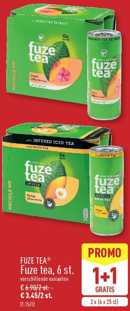 Fuze tea, 6st.