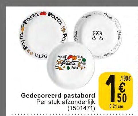 Gedecoreerd pastabord