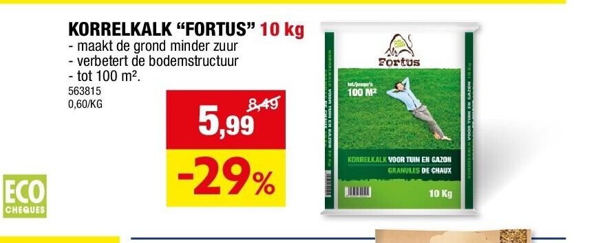KORRELKALK “FORTUS” 10 kg