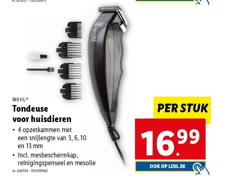 Tondeuse voor huisdieren