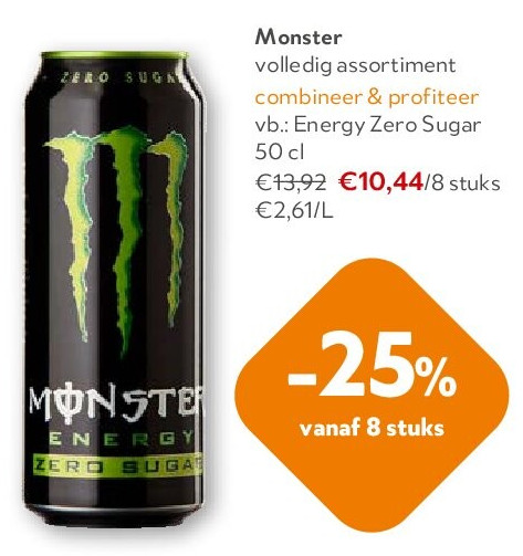 Monster volledig assortiment