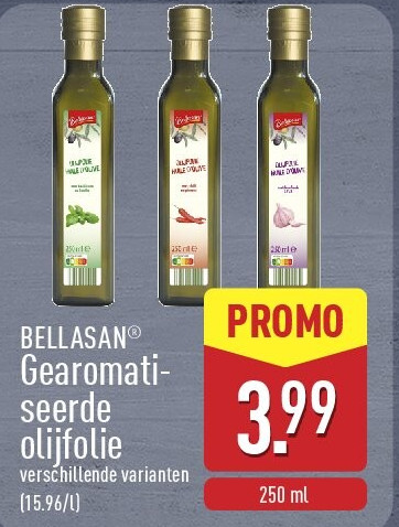 Gearomati­ seerde olijfolie