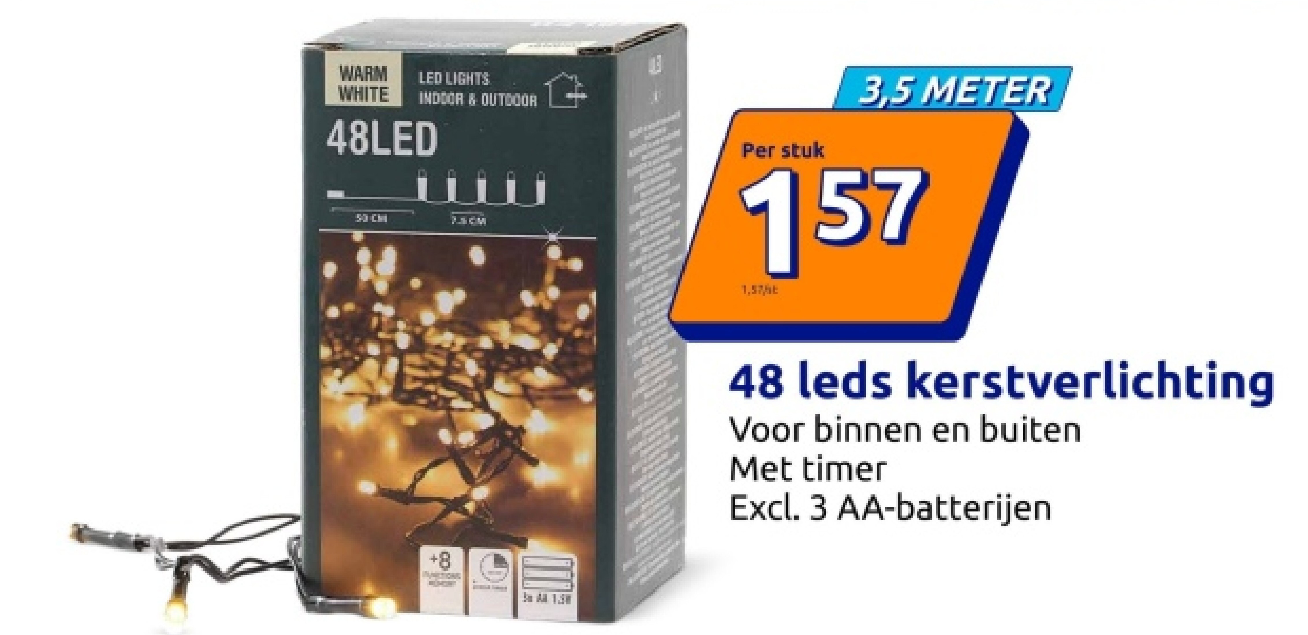 48 leds kerstverlichting