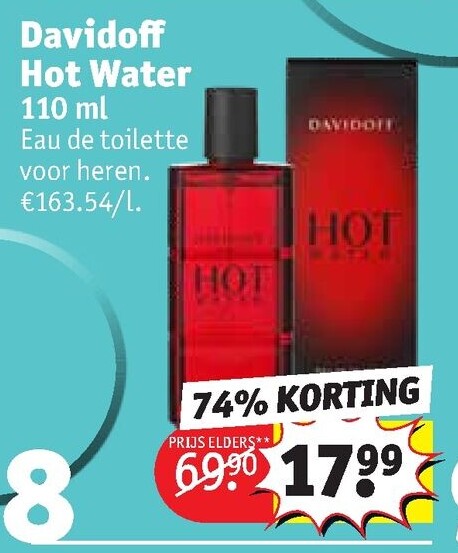 Davidoff Hot Water 110ml Eau de toilette