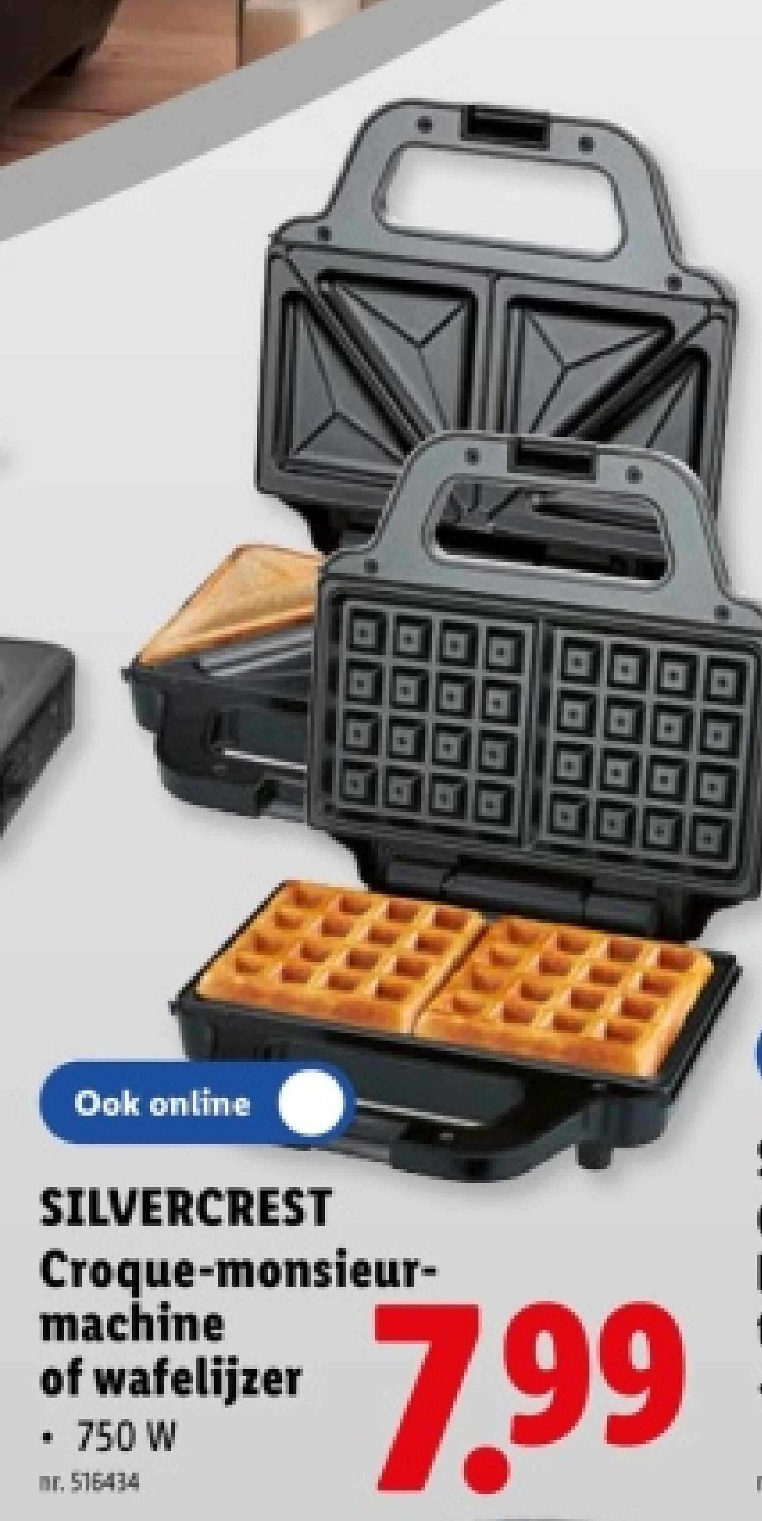 Croque-monsieur- machine of wafelijzer