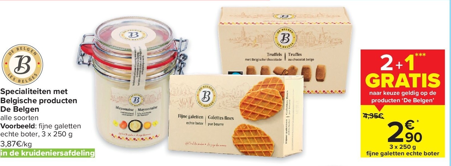 Specialiteiten met Belgische producten