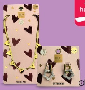 Bisou Musthaves - Oorbellen sterren
