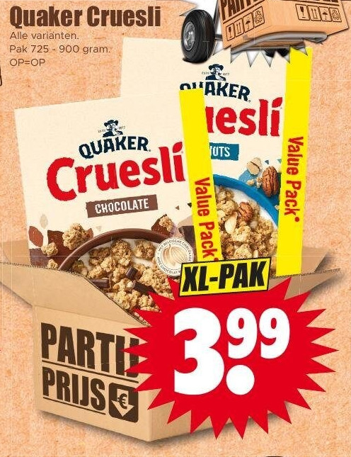 Quaker Cruesli XL-pack