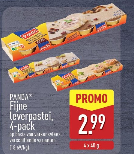 Fijne leverpastei, 4-pack