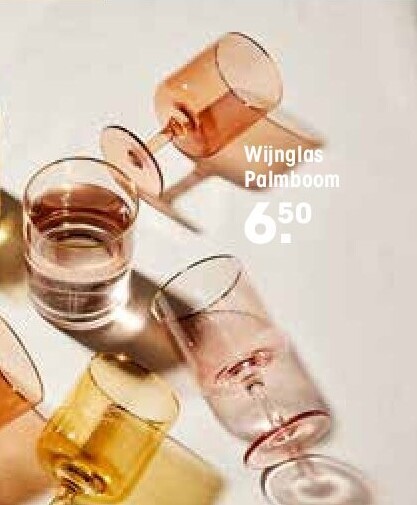Wijnglas Palmboom