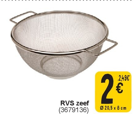 RVS zeef