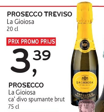 PROSECCO TREVISO La Gioiosa 20 cl