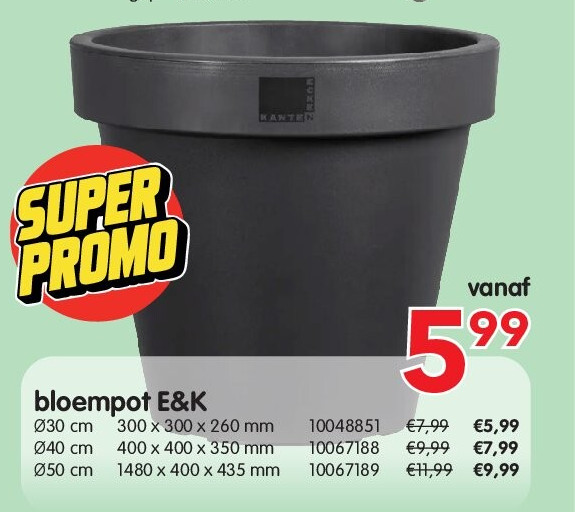 bloempot E&K