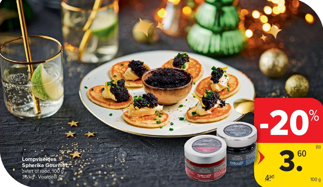 Lompviseitjes Spherika Gourmet