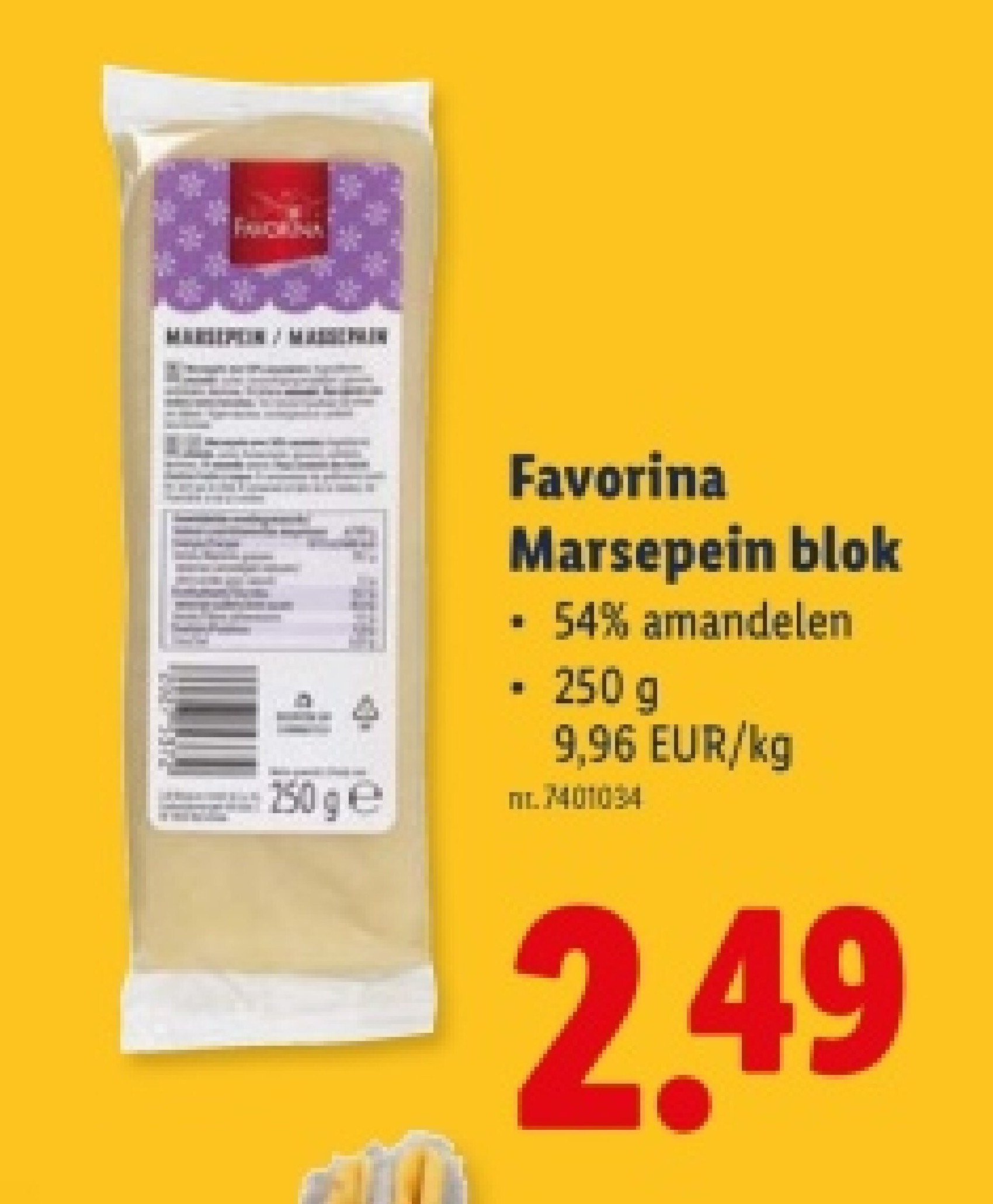 Marsepein blok
