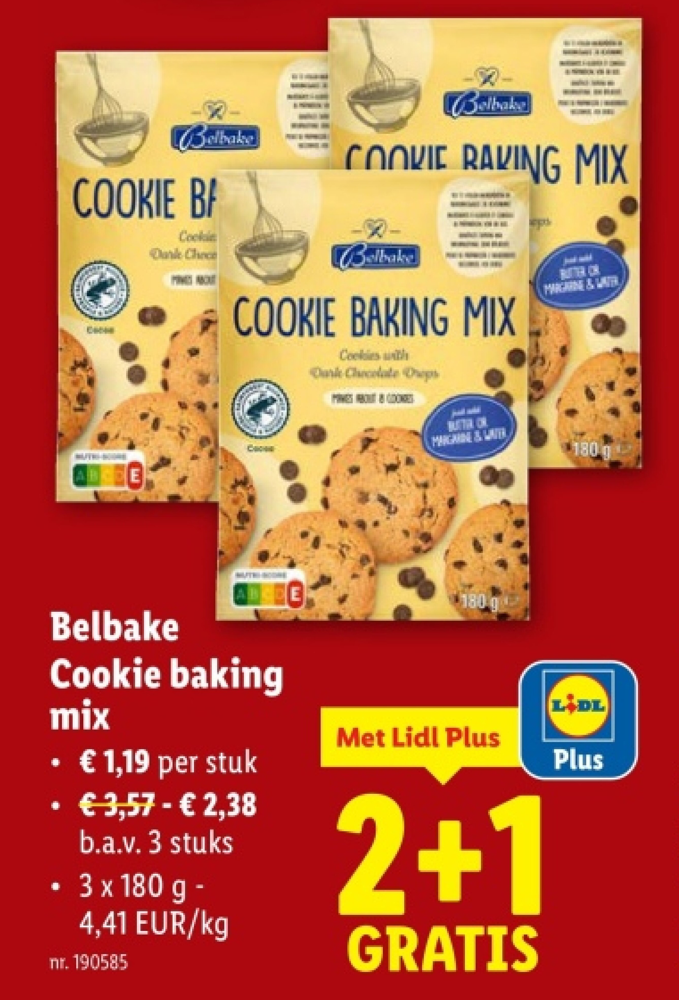 Cookie baking mix