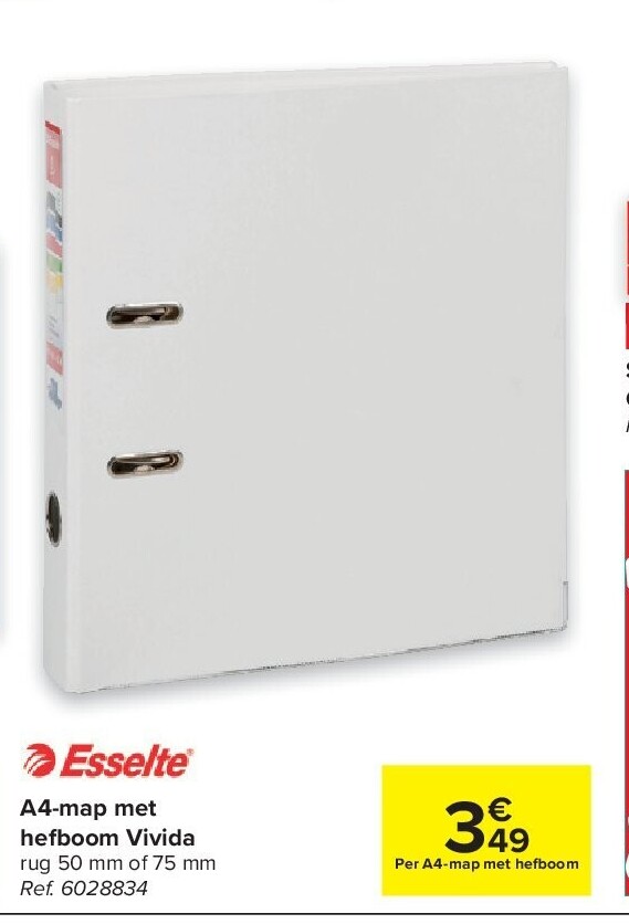 A4-map met hefboom Vivida