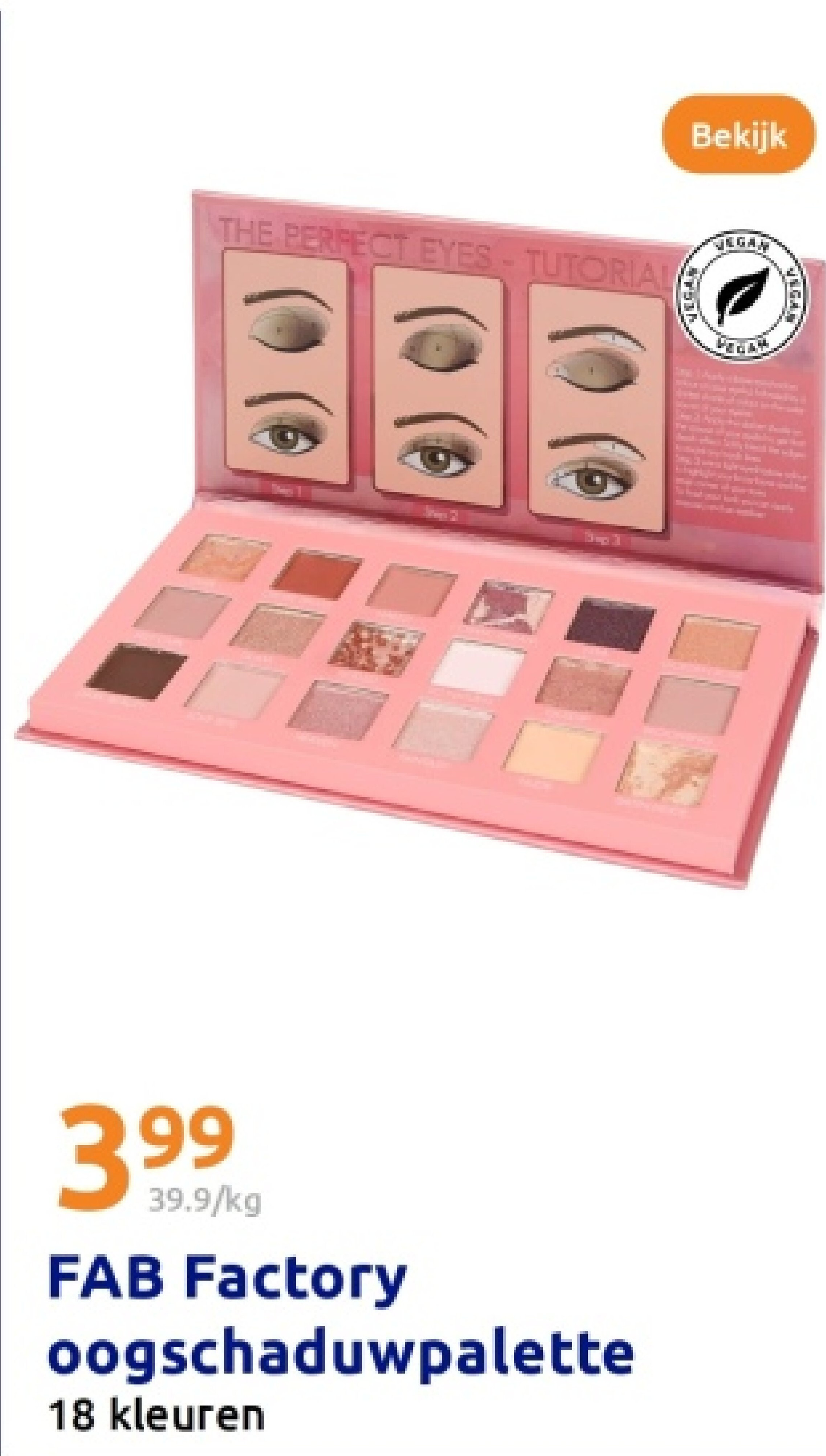 FAB Factory oogschaduwpalette