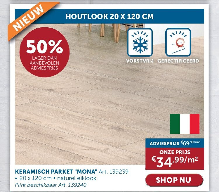KERAMISCH PARKET "MONA"