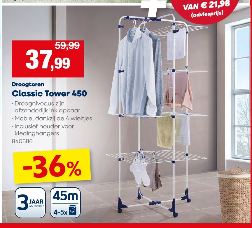 Droogtoren Classic Tower 450